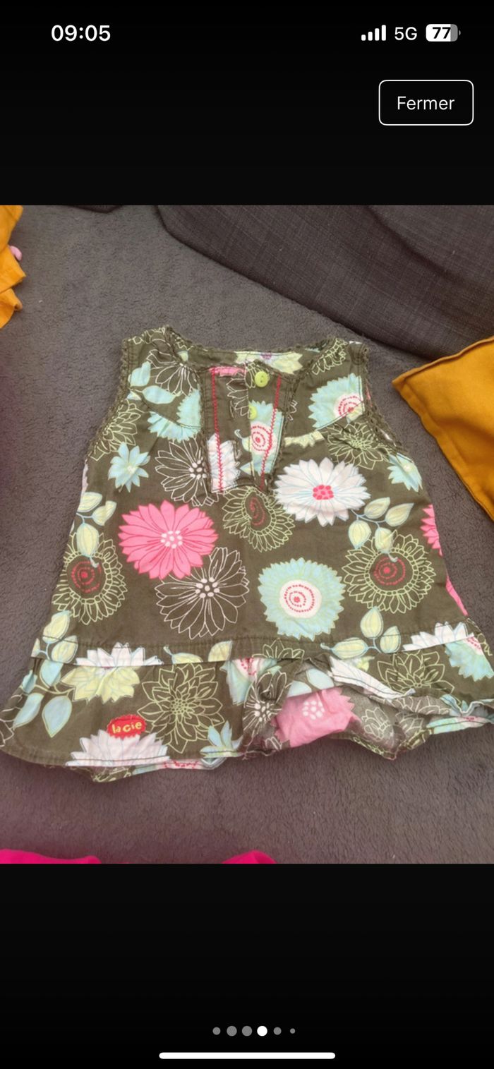Hauts et shorts bébé fille 18mois - photo numéro 5