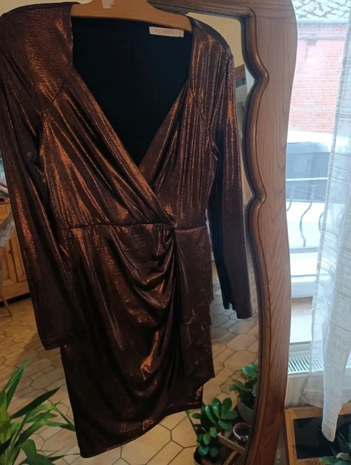 Robe de soirée rose gold