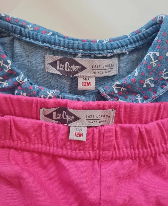 ● 12 mois ● Robe + leggings Lee Cooper - photo numéro 3