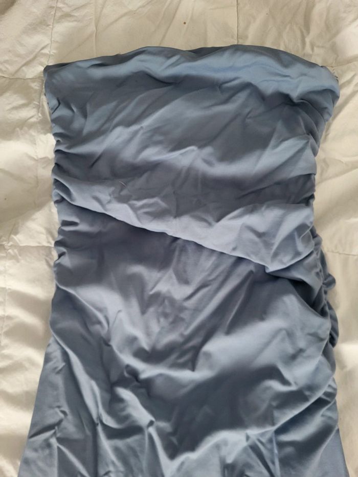 Robe longue  femme bustier bershka - photo numéro 2
