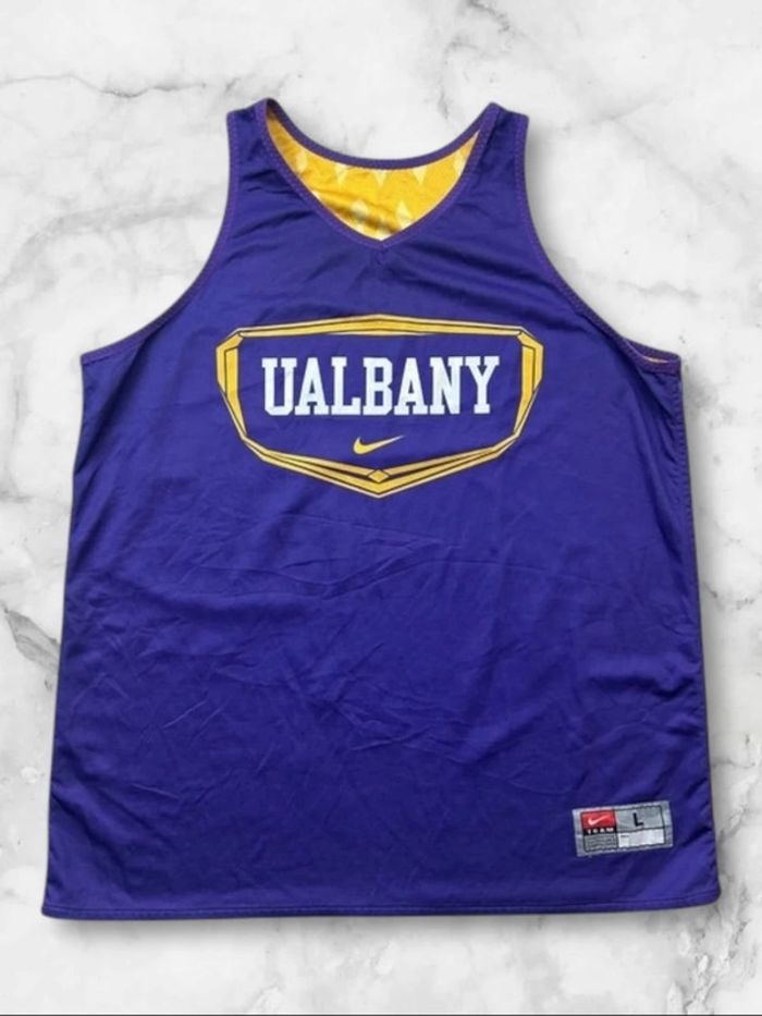Maillot réversible Nike Ualbany Great Danes #34 – Taille L