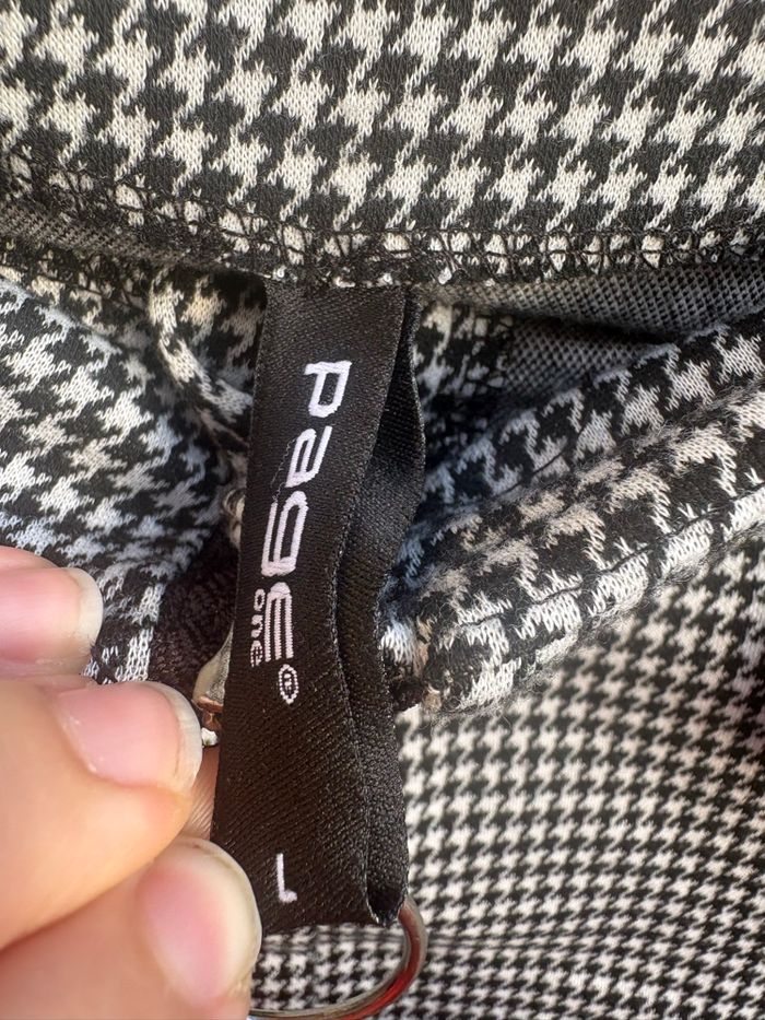 Jupe à carreaux noir et blanc - photo numéro 3