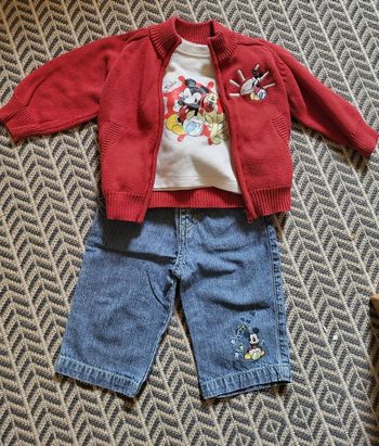 Ensemble Disney jean / tee-shirt / veste