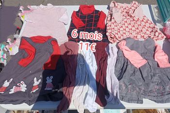 Lot vêtements bébé fille