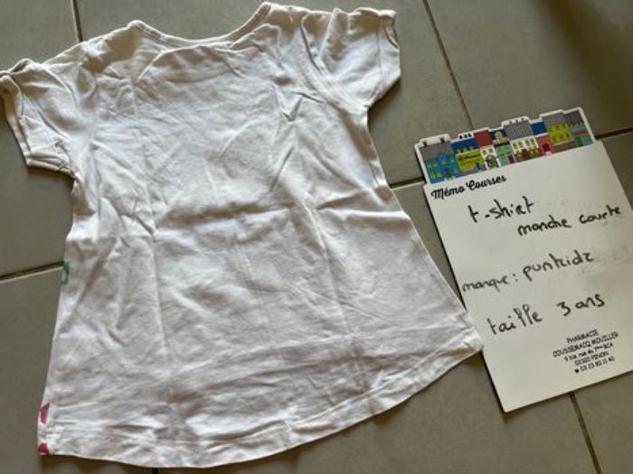 T shirt fille 3 ans - photo numéro 3