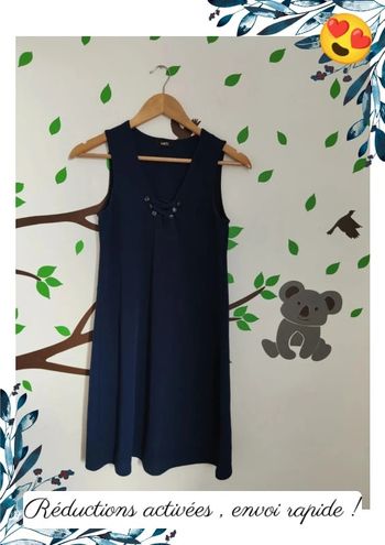 Robe bleu marine femme