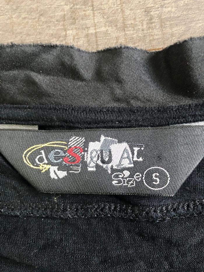Mini robe Desigual taille S noire avec sequins - photo numéro 8