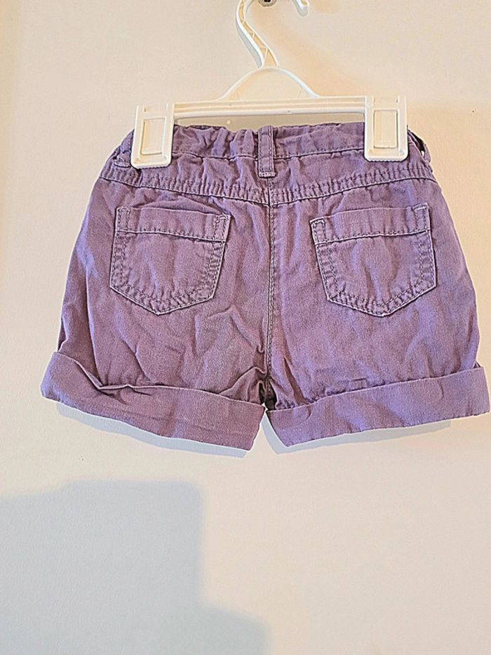 Short fille violet la redoute Taille 6 mois - photo numéro 4
