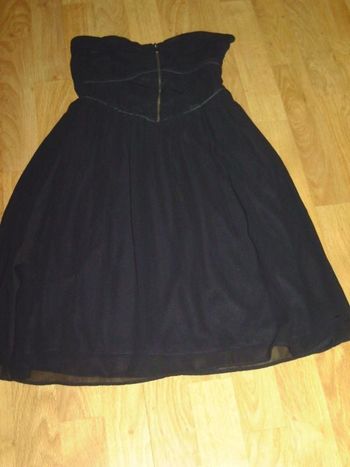 Robe JENNYFER bustier soirée noire taille 34 TBE