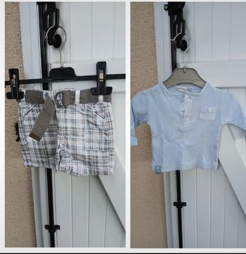 Ensemble 2 pièces bb  gars taille 3 mois