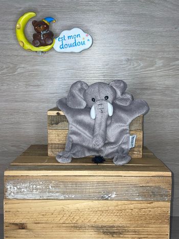 PAZ27 doudou éléphant 🐘 zoo de beauval