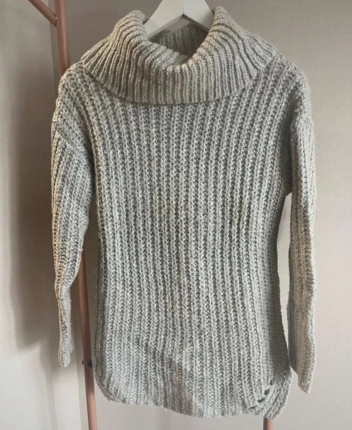 Pull gris - Etam - photo numéro 4
