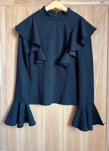 Blouse noire T36 Neuve 🖤