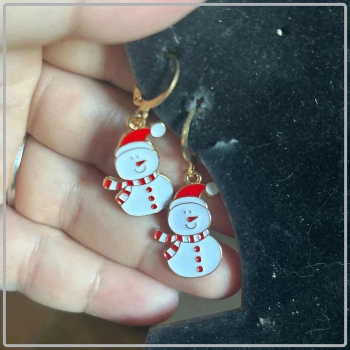 Boucle  d'oreille  de noel