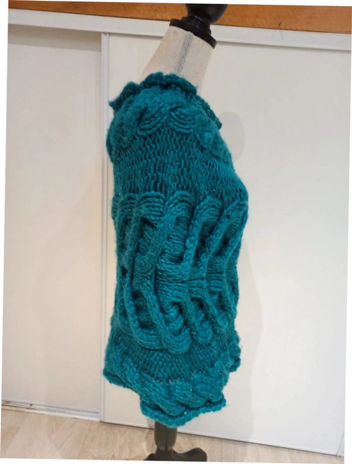 Poncho taille unique fait main - photo numéro 4