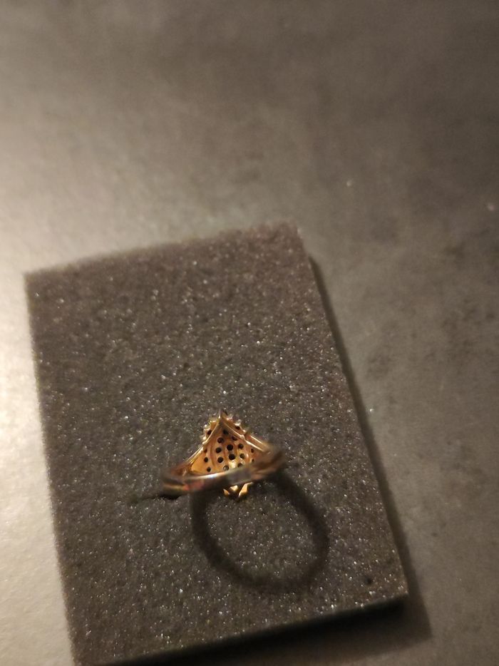 Bague diamants noirs - photo numéro 5