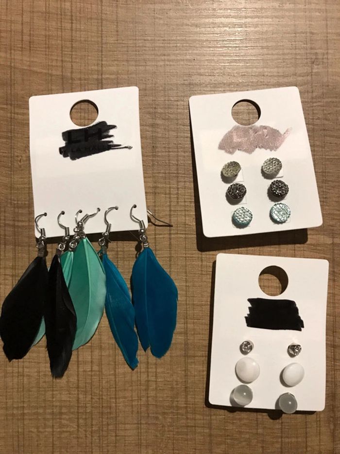 Lot boucle d’oreille