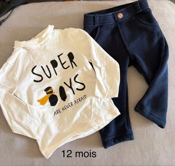 Ensemble manche longue et pantalon 