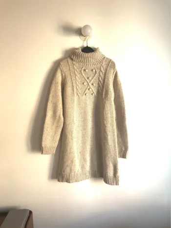 Robe pull 12 ans col roulé