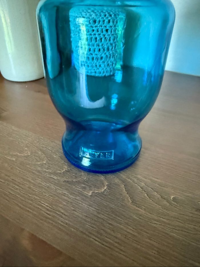 Pot en verre LEVER - Vintage - photo numéro 4