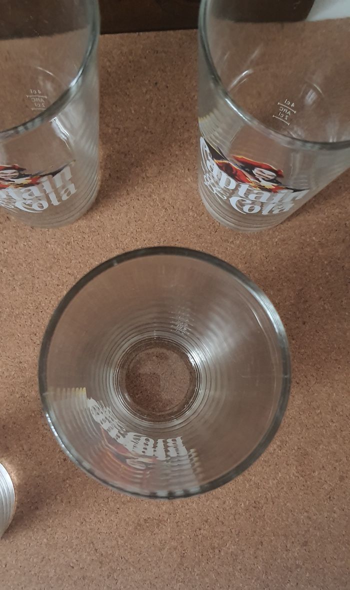 Lot de 5 verres "Captain & Cola" - photo numéro 4