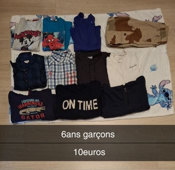 Lot 6ans garçon 