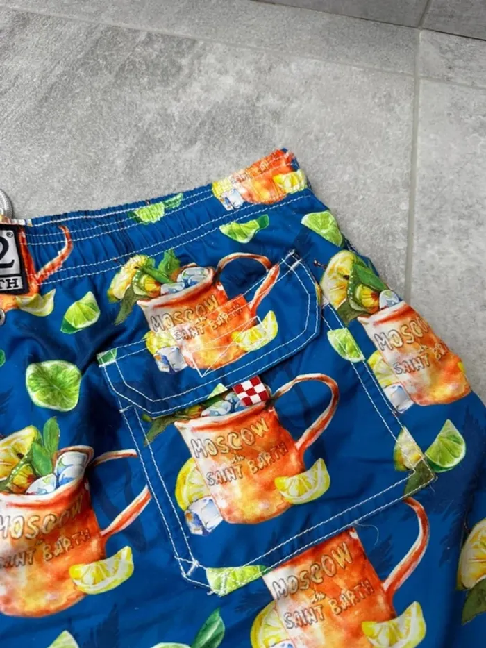 Magnifique Short maillot MC2 Saint Barth homme XXL comme neuf - photo numéro 3