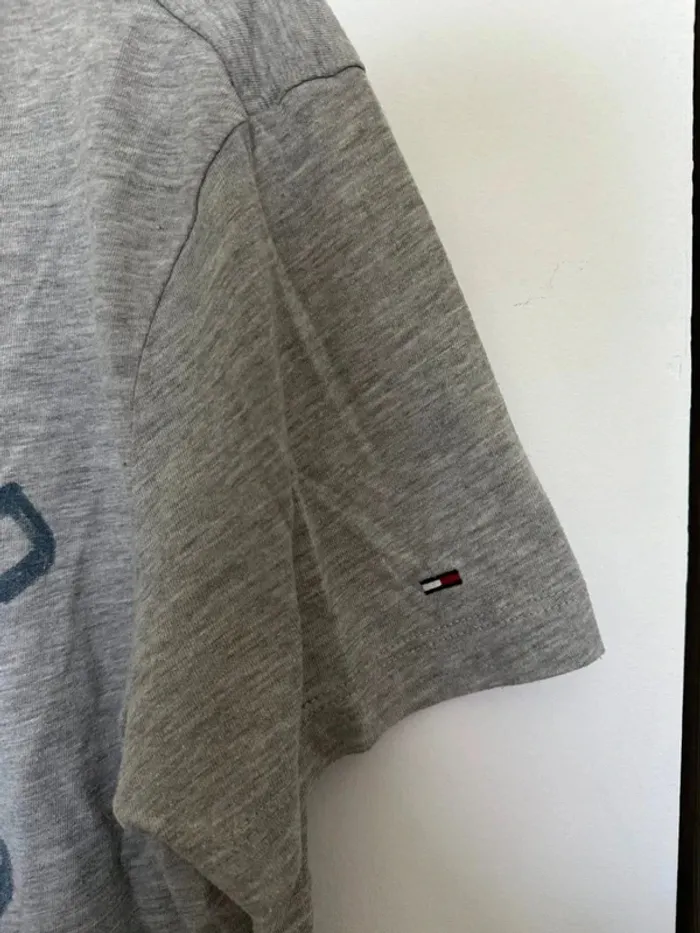 Homme M - t-shirt manche courte gris hilfiger - photo numéro 6