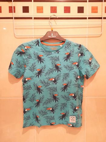 Tee-shirt Neuf motifs "tropical" T10 ans - V92B