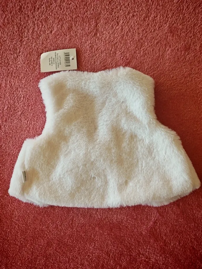 Gilet fourrure sans manche neuf - photo numéro 3