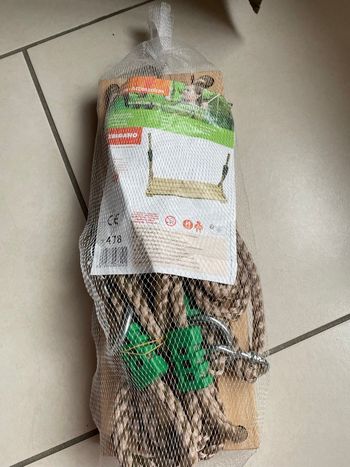 Balançoire bois pour portique 