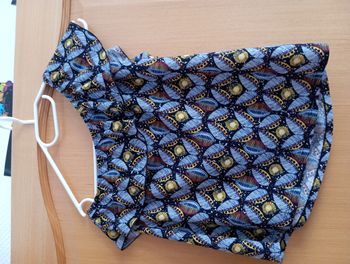 haut été coloré sans manches