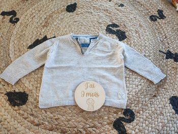 Pull léger garçon 6-9mois