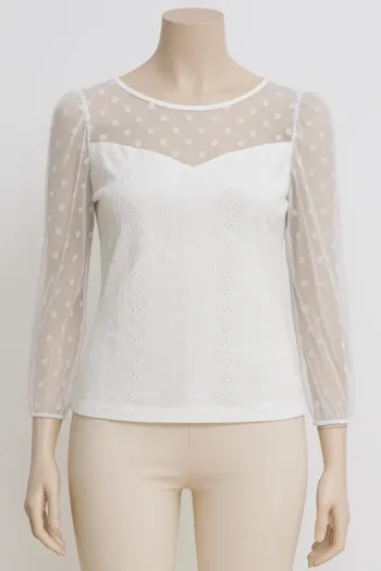 T-shirt shein blanc 1xl