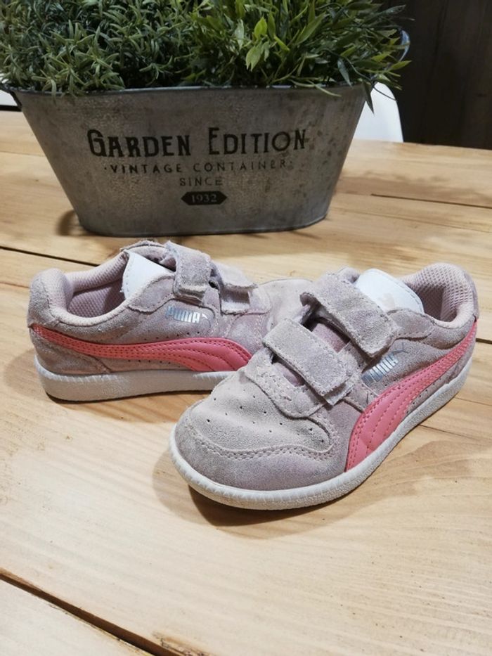 Basket fille puma rose pointure 28