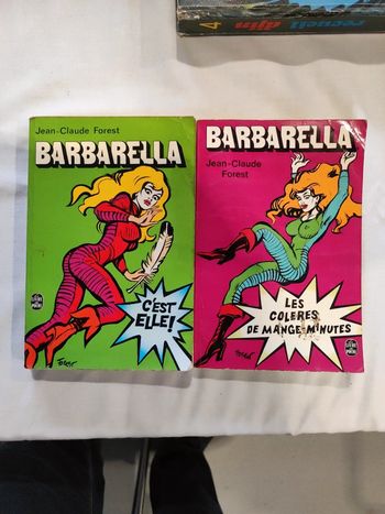 Lot de deux livres Barbarella