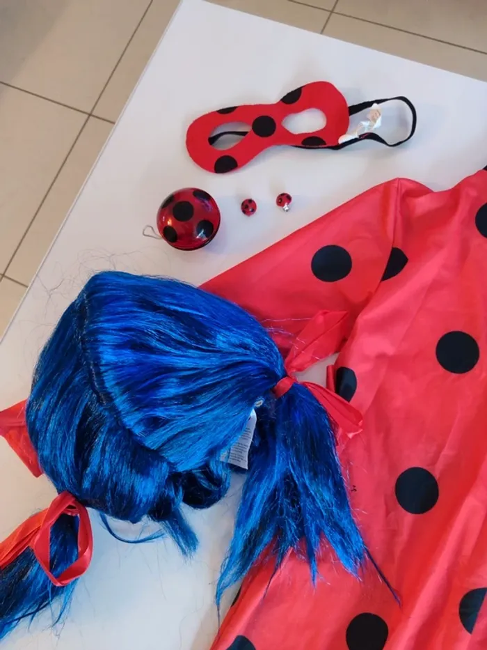 Déguisement Lady Bug taille M (6/8 ans) - photo numéro 3