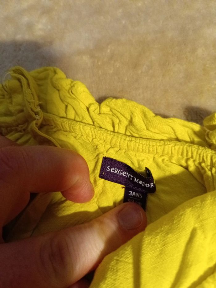 Débardeur jaune flashy animaux 3 ans - photo numéro 3