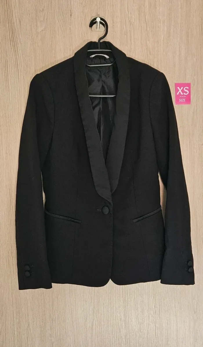 Veste de tailleur noire femme XS