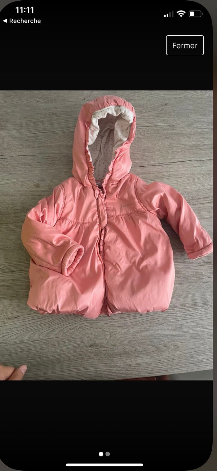 Manteau fille 12 mois