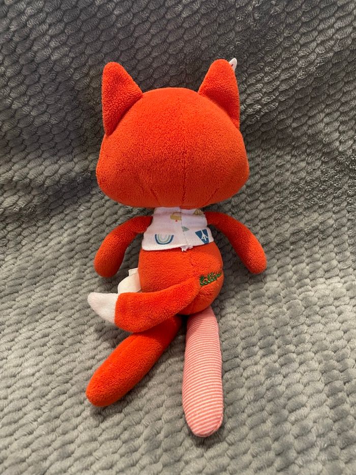Doudou peluche renard orange Alice Lilliputiens