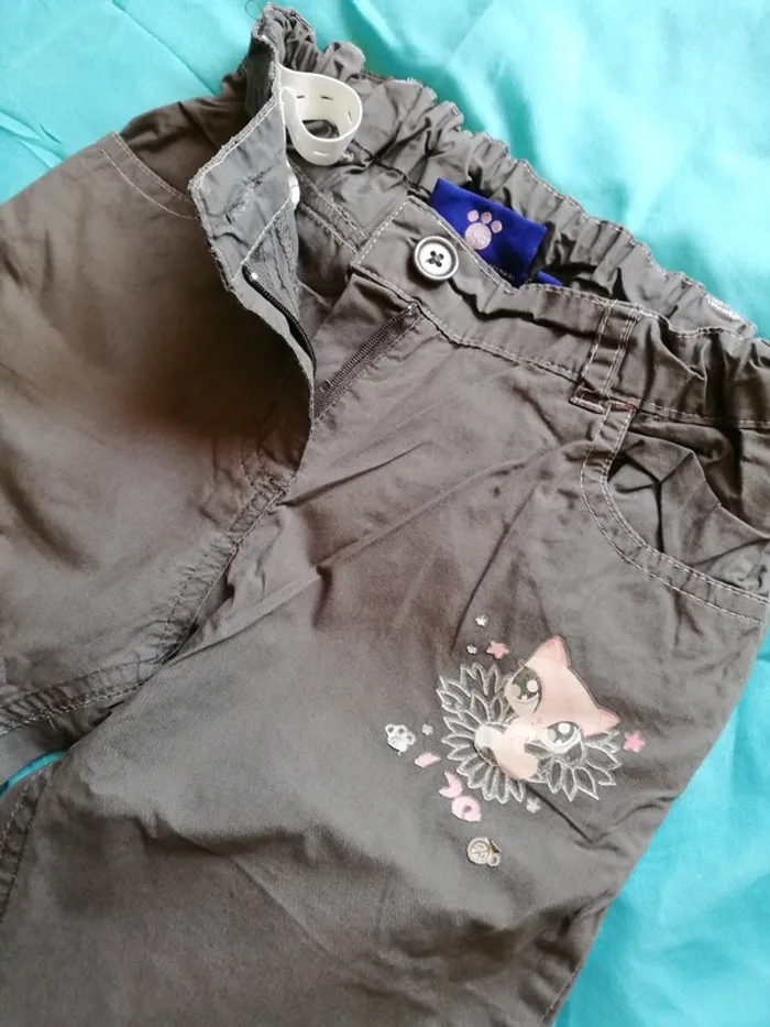 Pantalon en toile, littlest petshop, fille - photo numéro 2