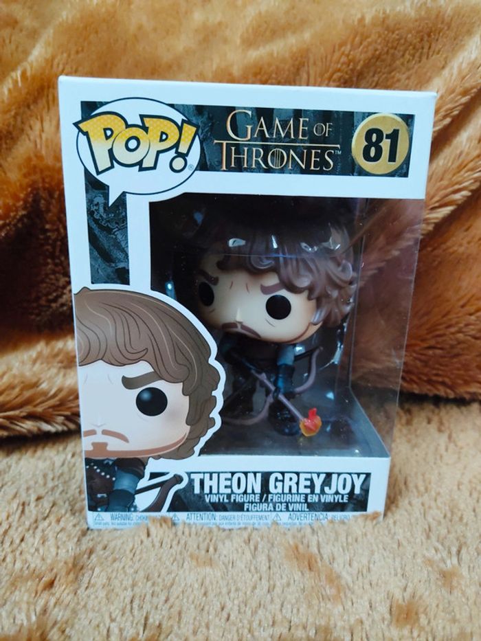 Funko Pop game of thrones Theon Greyjoy 81 Neuf