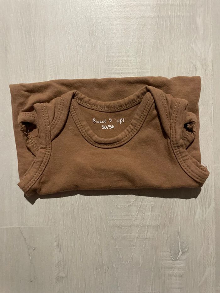 Body bébé 1 mois 50/56 sans manche Zeeman