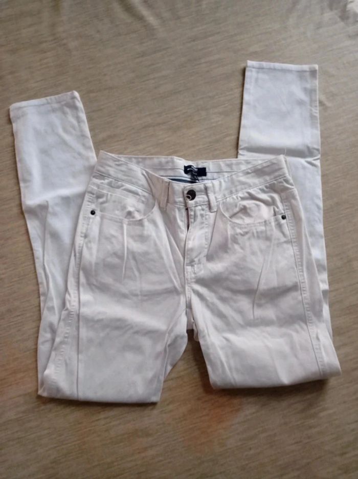 Pantalon jean slim 💖 taille 36 S Kiabi - photo numéro 2