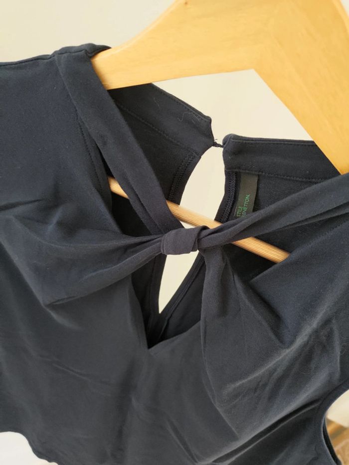 Benetton débardeur marine 40 - photo numéro 2