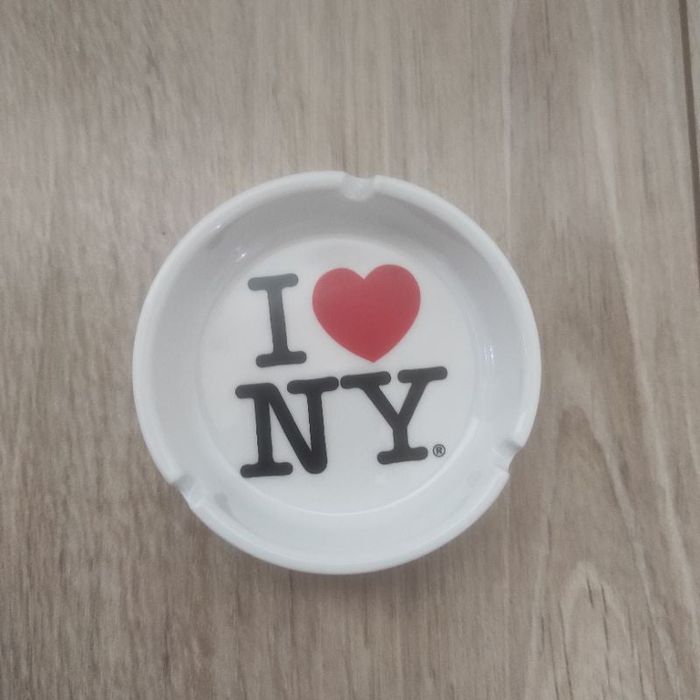 Cendrier blanc I love New york
