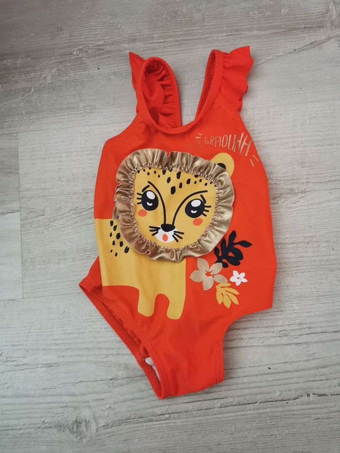 Maillot de bain 18 mois lion