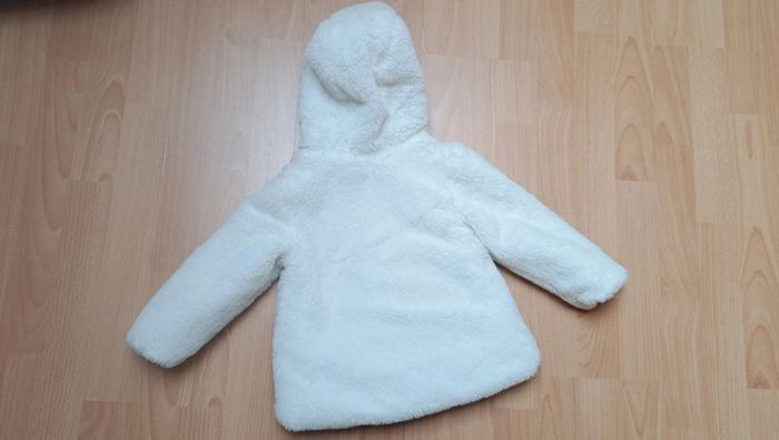 Manteau tout doux blanc - photo numéro 3