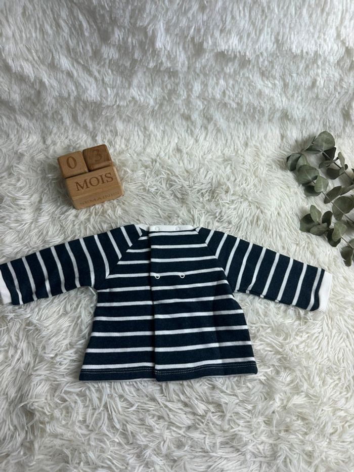 Pull marinière bout chou taille 3 mois - photo numéro 4